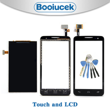 Display lcd, tela sensível ao toque, 4.5 polegadas, para alcatel one touch x pop 5035, ot5035, 5035x 2024 - compre barato