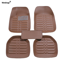 Wenbinge-alfombrilla Universal para coche, accesorios impermeables para Mitsubishi pajero sport 4 grandis lancer outlander xl 2017 2013 2024 - compra barato