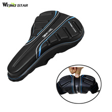 Weimostar Bicycle Saddle Silicon Gel Thicken mtb Bike Seat Cover Comfortable Sponge Mountain Bike Cycling Saddle Case Waterproof 2024 - buy cheap