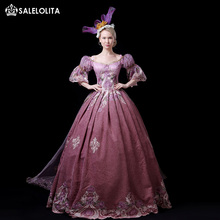 Hot Sale Pink Victorian Princess Fairytale Bridesmaid Fancy Dress Rococo Marie Antoinette Ball Gown Theatrical Costume 2024 - buy cheap
