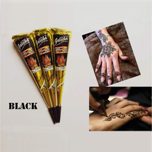 Cones Mehndi Henna Golecha 25g Vermelho Escuro Natural Indiano Tatuagem de Henna Colar Tatuagens Temporárias Body Art Pintura À Mão Pigmento 2024 - compre barato