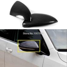 2 PCS Carbon Fiber Car Rearview Mirror Refiting Cover Sticker For VW Volkswagen Golf 7 MK7 2013-2015 Shell Case Replacement 2024 - buy cheap