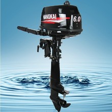 New arrival Hangkai Outboard Motor 6HP 2 Stroke Motor Boats Engines water cooled 2024 - buy cheap