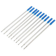 10 Pcs Pen Refill Blue Black Ink Ballpoint Ball Point Pens Refills For High Quality Writing Wholesale Office School Supplies 2024 - buy cheap