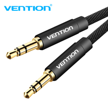 Аудиокабель Vention 3,5 мм, тканевый плетеный кабель с разъемом 3,5 jack на разъем aux, 1 м, 1,5 м, 2 м, 3 м, кабель для наушников, AUX кабель для iphone 8, автомобиля, MP3 2024 - купить недорого