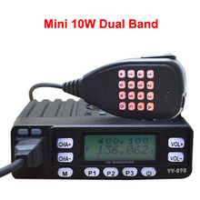 TC-898UV HYS VHF UHF 136-174 mhz e 400-470 mhz Dual band transceptor móvel carro com 199 canais de cabo USB Rádio em Dois Sentidos Móvel 2024 - compre barato