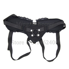 Black Lace Strap On Dildo Harness,Adjustable Corset Style Penis Pants Strapon Harness Accessories Sex Product For Women Lesbian 2024 - buy cheap