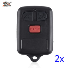 Dandkey 2x Remote Key Case Shell Replacement Empty Key Shell DIY Key Shell 2014 For BYD F3 F3R Fob 3 Buttons 2024 - buy cheap