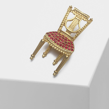 Broche de moda para silla de Amorita boutique, alfiler de diseño tridimensional 2024 - compra barato