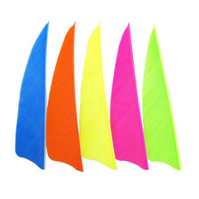 60pcs Archery Arrow Feather 3" Nature Arrow Turkey Feaching Vanes 5 Colors Bow Arrow Accessories 2024 - buy cheap