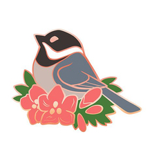 spring chickadee Enamel pin badge 2024 - buy cheap