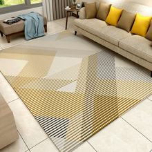 Modern Style Stripe Carpet for Living Room Bedroom Super Soft Home Decorative Carpets Geometric Patterns Anti-Slip Rug Floor Mat 2024 - buy cheap