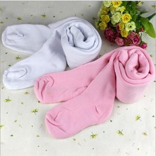 Cheap Winter Thickest Warm Pink White Cotton Blends Ballet Dance Tights Baby Tights Pink White Footless Baby Ballet Tights 2024 - buy cheap