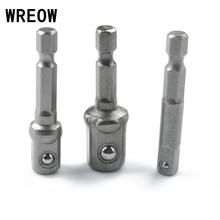 3Pcs/Set 1/4" 3/8" 1/2" Hex Wrench Sleeve Extension Drive Power Drill Bit Socket Wrench Adapter Extension Rod Screwdriver Tool 2024 - buy cheap