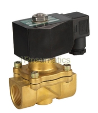 Free Shipping 1'' 2-Way Brass Solenoid Valve NBR Seals DIN Gas Air Water Oil Electric Pneumatic DC12V,DC24V,AC110V or AC220V 2024 - buy cheap