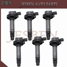 7T4Z-12029-E 6PCS Ignition Coil Fit For FORD TRANSIT-150 250 350 HD Mazda CX-9 6 LINCOLN MKX MKS MKZ MKT MERCURY SABLE 2007-2015 2024 - buy cheap