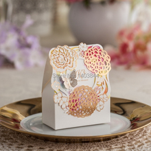 Flower Themed Laser Cut Favor Box Candy Box CB065, Matching Wedding Invitation CW065 2024 - buy cheap