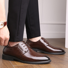 ROMMEDAL/мужские туфли-оксфорды; официальная обувь из натуральной кожи на шнуровке; деловая обувь на плоской подошве; Мужская офисная обувь с острым носком; фабричная обувь 2024 - купить недорого