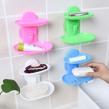 Cuarto de baño doble capas lechón fuerte Soapbox desagüe para jabón de plato de soporte para jabón platos de ducha de portasoportes 2024 - compra barato
