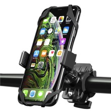 Universal bicicleta motocicleta montar titular do telefone da bicicleta guiador clipe suporte rack motocicleta guiador telefone titular para iphone samsung 2024 - compre barato