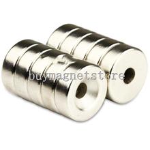 Wholesale ,50PCS Super Strong Round Neodymium Countersunk Ring Magnets 15mm x 5mm Hole: 5mm Rare Earth N50  N 2024 - buy cheap