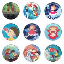 1pcs Ponyo on the Cliff Cosplay Badge Miyazaki Hayao Role Cute Brooch Pins Collection Badges for Backpacks Clothes 2024 - buy cheap