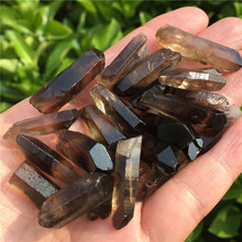 Natural Smoky Quartz Crystal Point Stone Raw Gemstone Rough Specimen Minerals Healing Stone Home Decoration 2024 - buy cheap