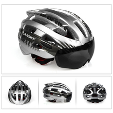 INBIKE Cycling Helmet Ultralight Bike Helmet Men Mountain Road Women MTB Windproof Glasses Bicycle Helmet With Lens 2024 - buy cheap