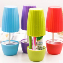 New potted Bathroom Products Travel Tooth Brush Holder Cup Gargle Tooth brushing cup Wash Gargle Suit Bathroom Accessories 2024 - buy cheap