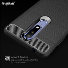 For Cases Nokia 3.1 Plus Cover WolfRule Soft TPU Brushed Phone Case For Nokia 3.1 Plus Case For Nokia X3 / 3.1 Plus Fundas 6.0" 2024 - buy cheap