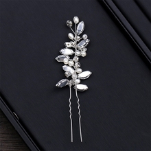 Bride Hairpins Rhinestone Pearl Women Jewelry Headwear Hair Decoration Wedding 2024 - buy cheap