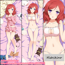 Funda de almohada de Anime LOVELIVE Maki Nishikino, encantadora funda de almohada japonesa, cuerpo decorativo 2024 - compra barato