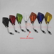 7 colors available motorcycle rearview mirror top quality motorbike backup mirror modified scooter mirrors for honda yamaha 2024 - buy cheap