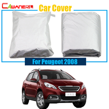 Cawanerl Car Cover Sun Snow Rain Resistant Cover Anti UV Protector Cover Dustproof For Peugeot 2008 2024 - buy cheap