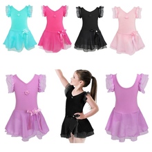 Crianças Fashion Girls Vestido Crianças Ballet Collant Tutu Desgaste da Dança Trajes Leotards do Bailado para Festa Fantasia Traje Da Menina Da Bailarina 2024 - compre barato