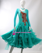 Standard Ballroom Dance Dresses Women 2020 New High Quality Custom Made Stage Tango Waltz Competition Ballroom Dancing Dress 2024 - buy cheap