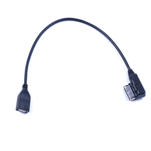 Interface de música universal ami mdi mmi para usb fêmea, adaptador de áudio aux cabo de sincronização de dados para audi a3 a4 a5 2024 - compre barato