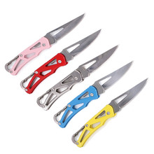 Stainless Steel Foldable Pocket Knife Mini Portable Folding Knife Fruit Cutter Camping Outdoor Survival Tool Paring Razor Blade 2024 - buy cheap