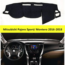 Taij-capa protetora para painel do carro, para mitsubishi pajero sport 2004-2012, proteção para o painel do carro, direção à esquerda 2024 - compre barato