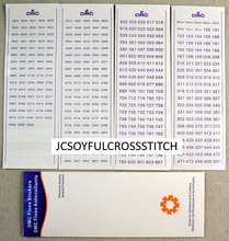 oneroom wholesale cross stitch floss number DMC number sticker, DMC  447 numbers + 36 metallic JCS 2024 - buy cheap