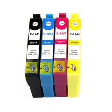 Full Ink 4PCS Ink Cartridge T1241 T1242 T1243 T1244 FOR Epson Stylus NX125 NX127 NX130 NX230 Workforce 320 323 325 435 with chip 2024 - buy cheap