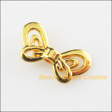 Moda 35 pçs ouro animal borboleta asas espaçador contas amuletos 9.5x17.5mm 2024 - compre barato