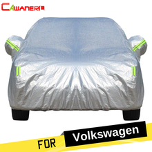 Cawanerl Waterproof Car Cover Sun Snow Hail Rain Protect Thicken Cotton Cover For VW Lamando Tiguan Phaeton Beetle Jetta Magotan 2024 - buy cheap