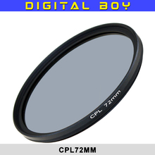 72 мм CPL Циркулярный Поляризационный C PL Фильтра Объектива 72 мм для Canon 15-85 Nikon 18-200 lente filtro 2024 - купить недорого