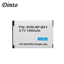 Dinto 1450 мАч 3,7 в NP-BX1 цифровой батарейный блок для Sony DSC-RX100 M2 RX1 HX300 HX400 HX50 AS15 WX300 GWP88E CX2400E 2024 - купить недорого