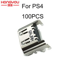 100PCS Replacement V2 Version HDMI-compatible Interface Connector For Sony Playstation 4 PS4 HDMI-compatible Port Socket 2024 - buy cheap