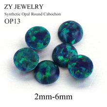 1.5mm~10mm Round Cabochon Cut Loose OP13 Synthetic Opal Stone For Jewelry Making 2024 - buy cheap