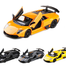 1 pçs 1:36 simulação veículos diecast esporte modelo de carro liga metal gallardo aventador lp670 modelo carro brinquedo para meninos v007 2024 - compre barato