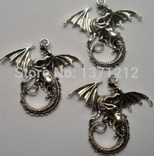 Hot Fashion Retro Style Dragon Charm Pendant Necklaces & Bracelets Jewelry Accessories 20pcs 42.5*46mmB84 2024 - buy cheap