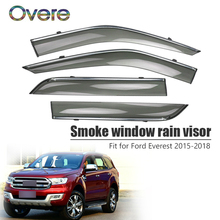 Козырёк от дождя OVERE для Ford Everest 2015 2016 2017 2018, 1 комплект 2024 - купить недорого